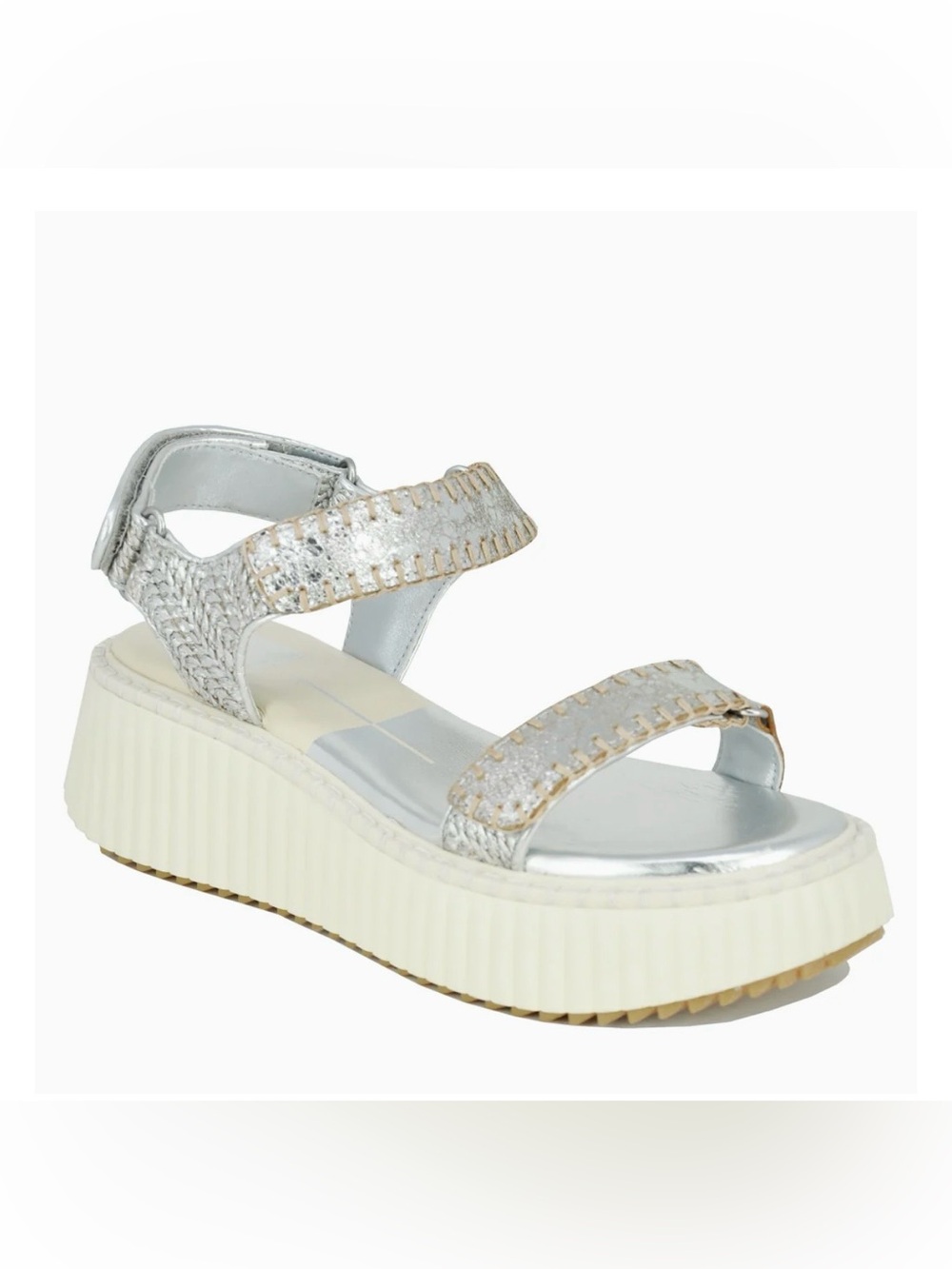 Dolce Vita Debra metallic wedge sandal 8 1/2